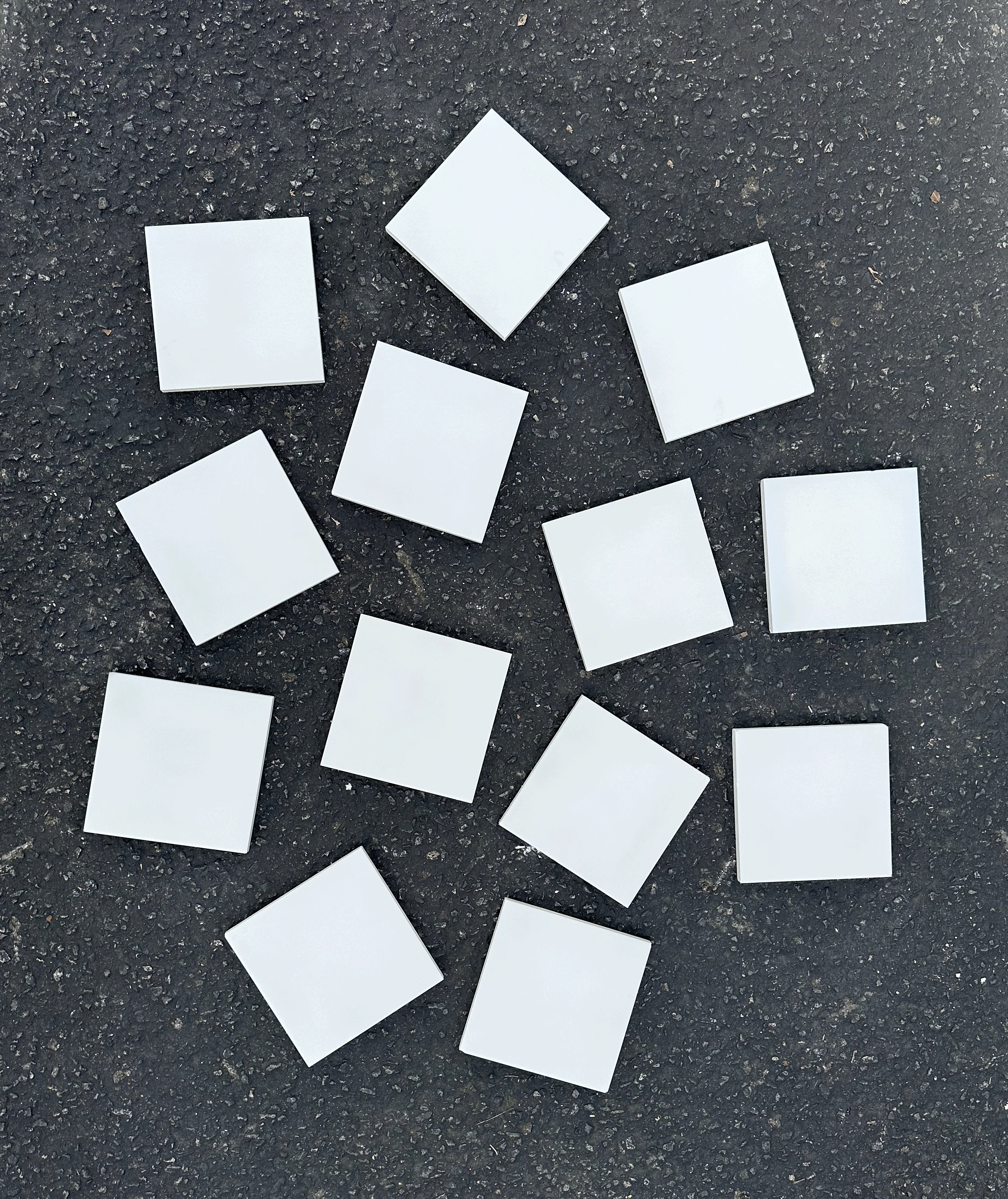 in stock // strands // solid 8"x8" // field: dove - Image 2